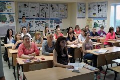 Процесс обучения в учебном центре в Песочне